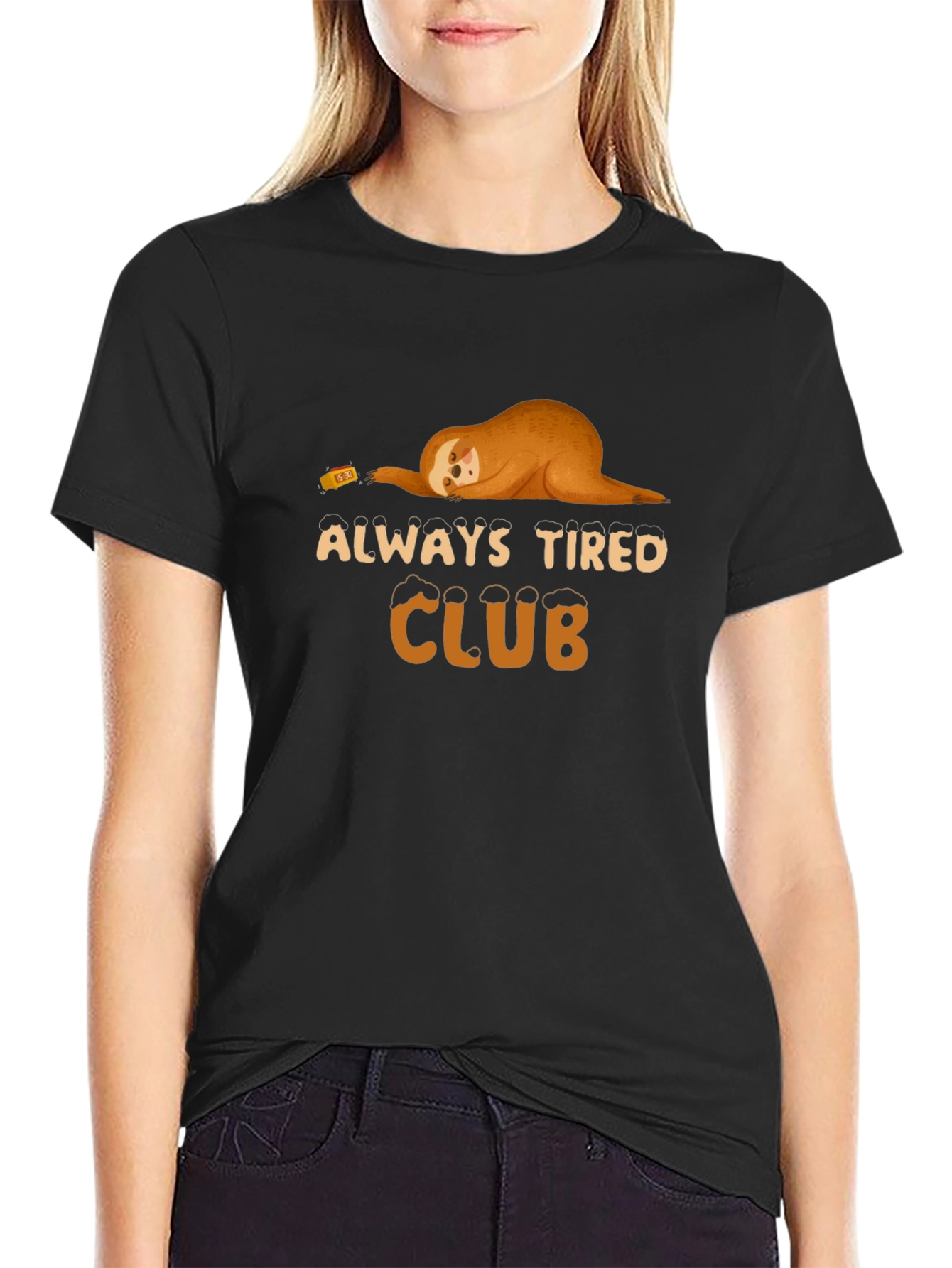 Always Tired Club Sloth T-Shirt
