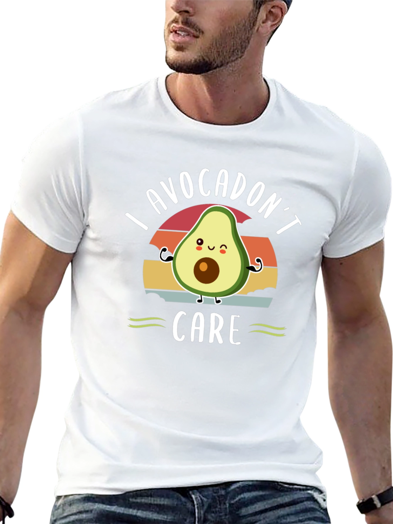 I Avocadont Care T-Shirt - Funny Avocado Graphic Tee