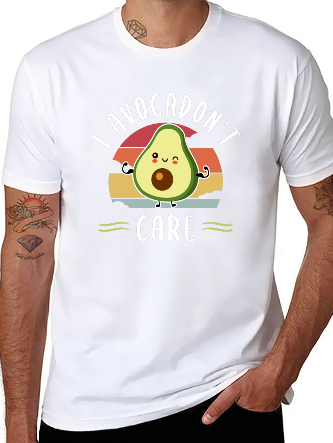 I Avocadont Care T-Shirt - Funny Avocado Graphic Tee