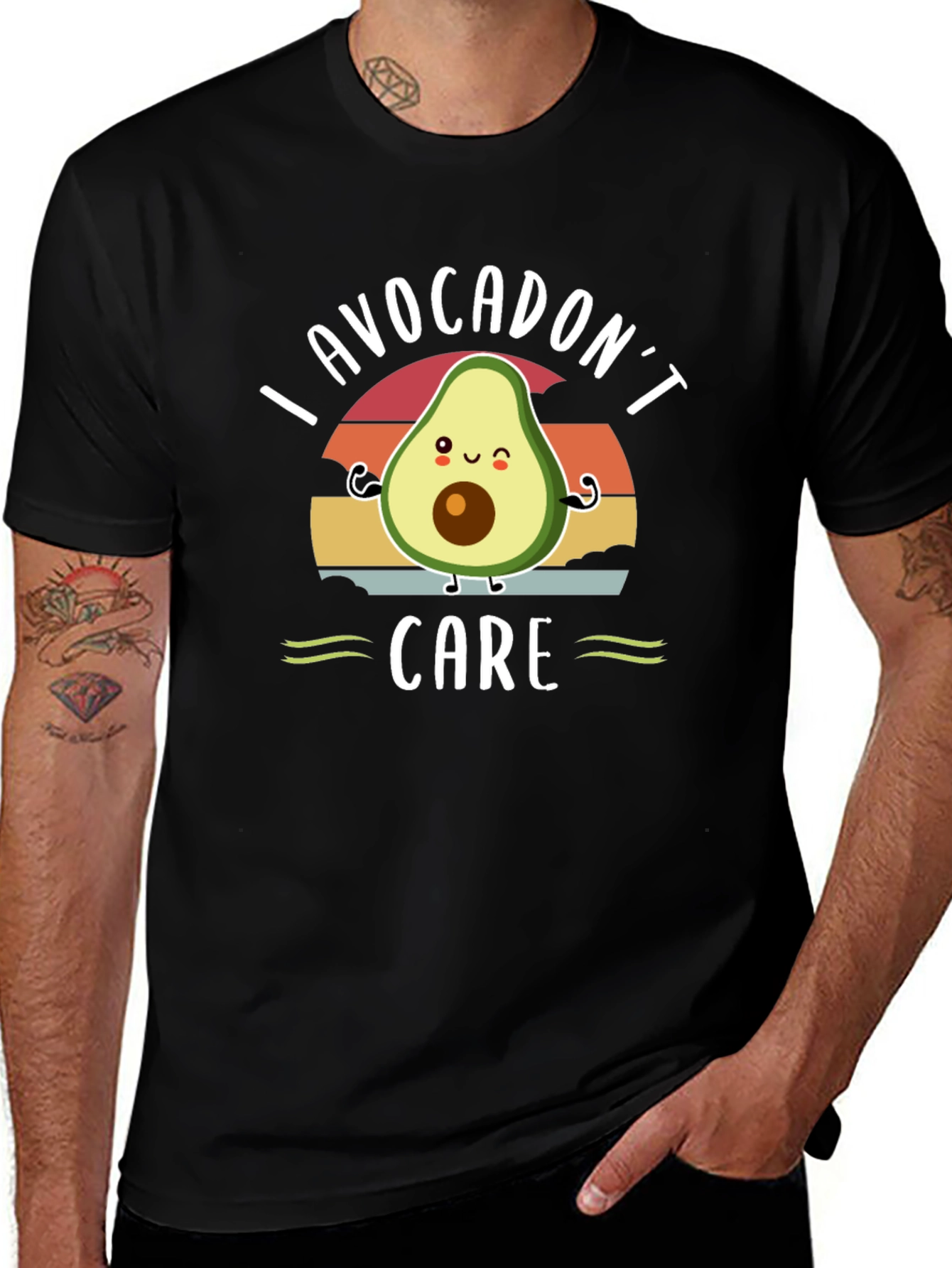 I Avocadont Care T-Shirt - Funny Avocado Graphic Tee