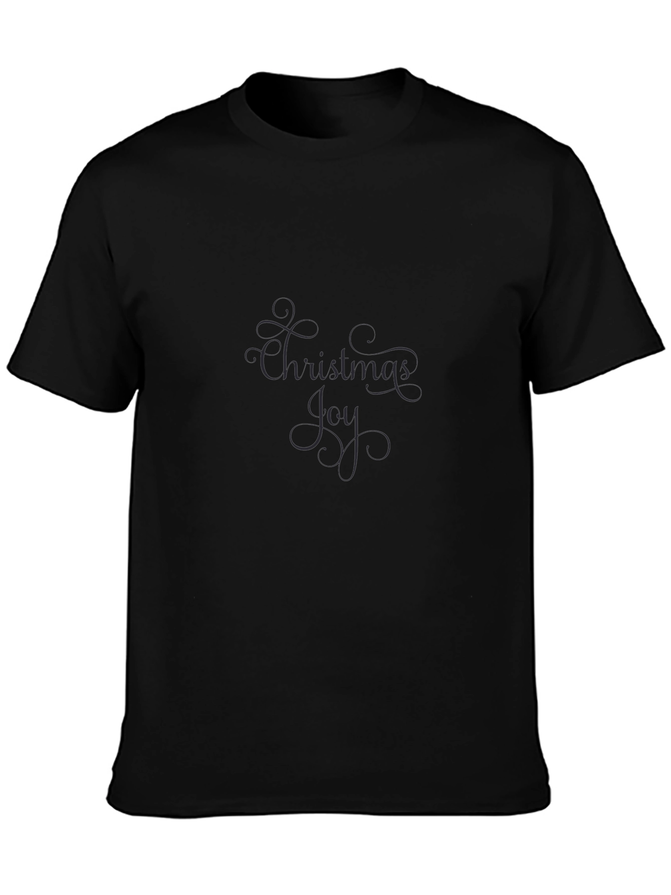 Christmas Joy Black T-Shirt