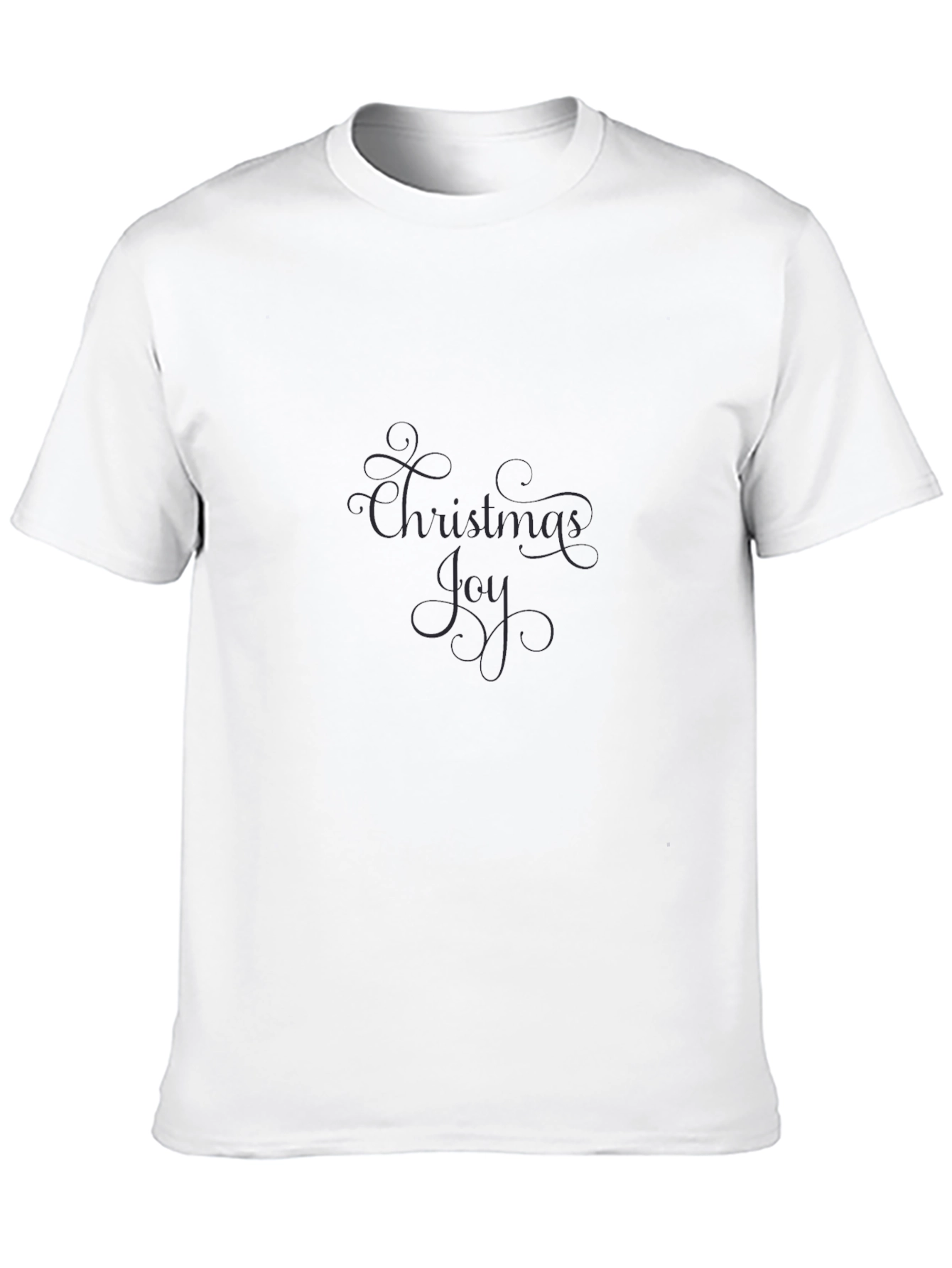 Christmas Joy Black T-Shirt
