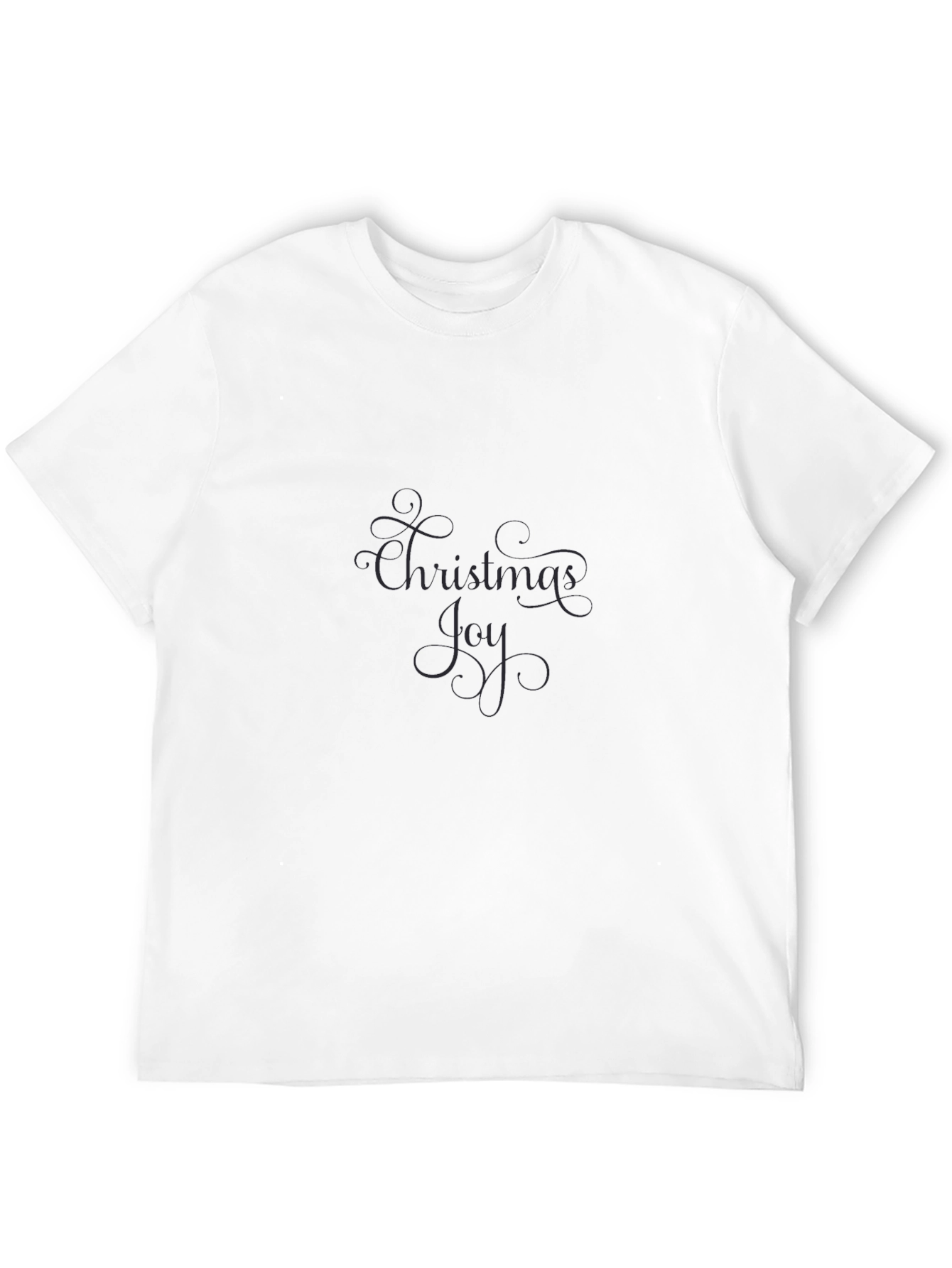Christmas Joy Black T-Shirt