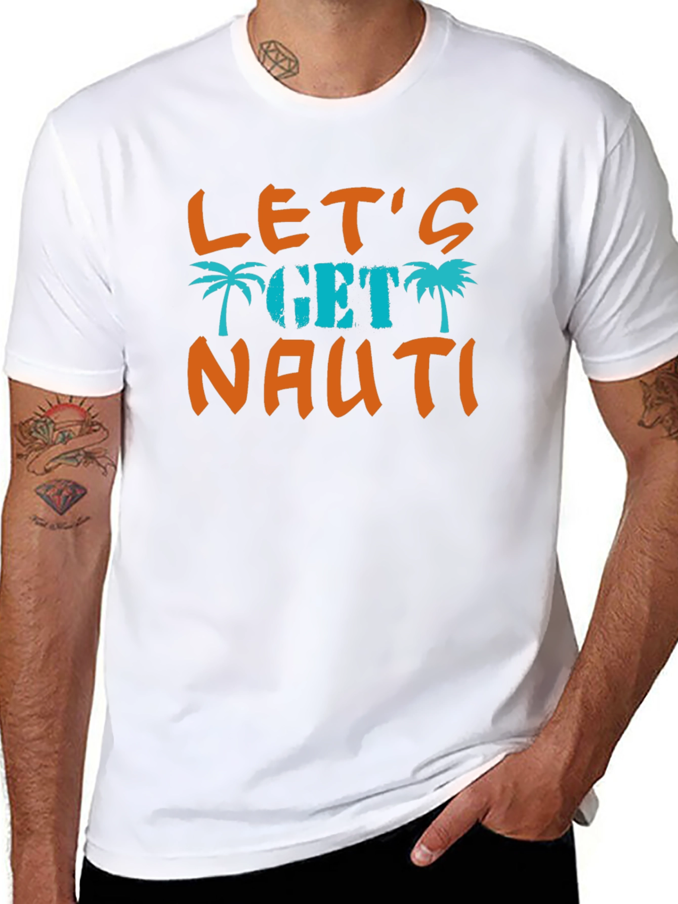 Lets Get Nauti Graphic T-Shirt