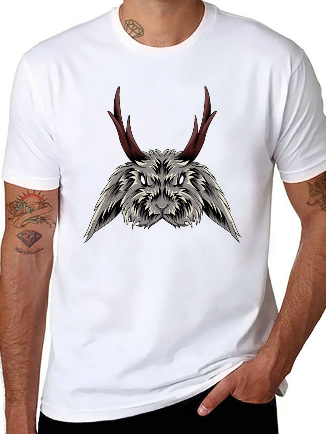Jackalope Graphic Tee - Mens Black T-Shirt