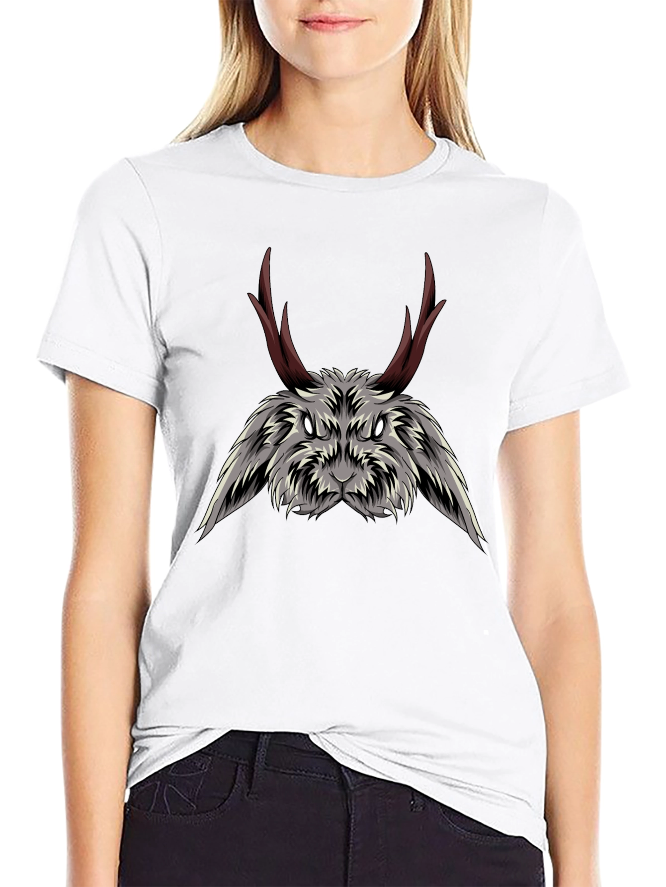 Jackalope Graphic Tee - Mens Black T-Shirt