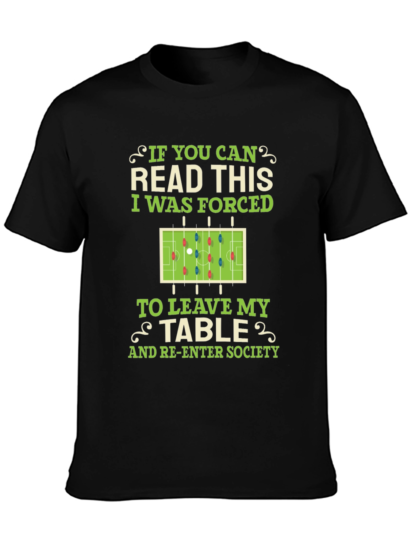Funny Foosball Table Player T-Shirt