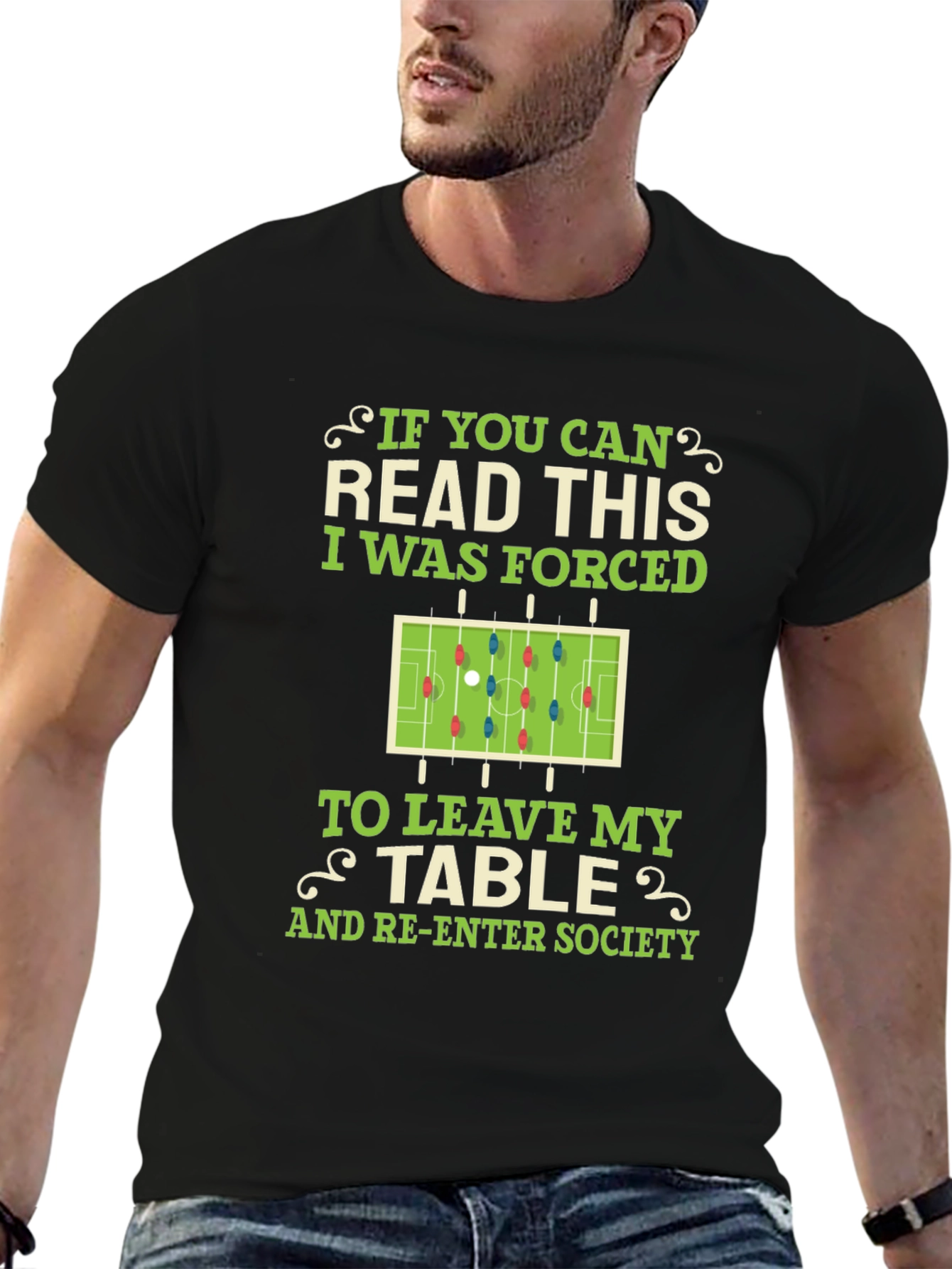 Funny Foosball Table Player T-Shirt