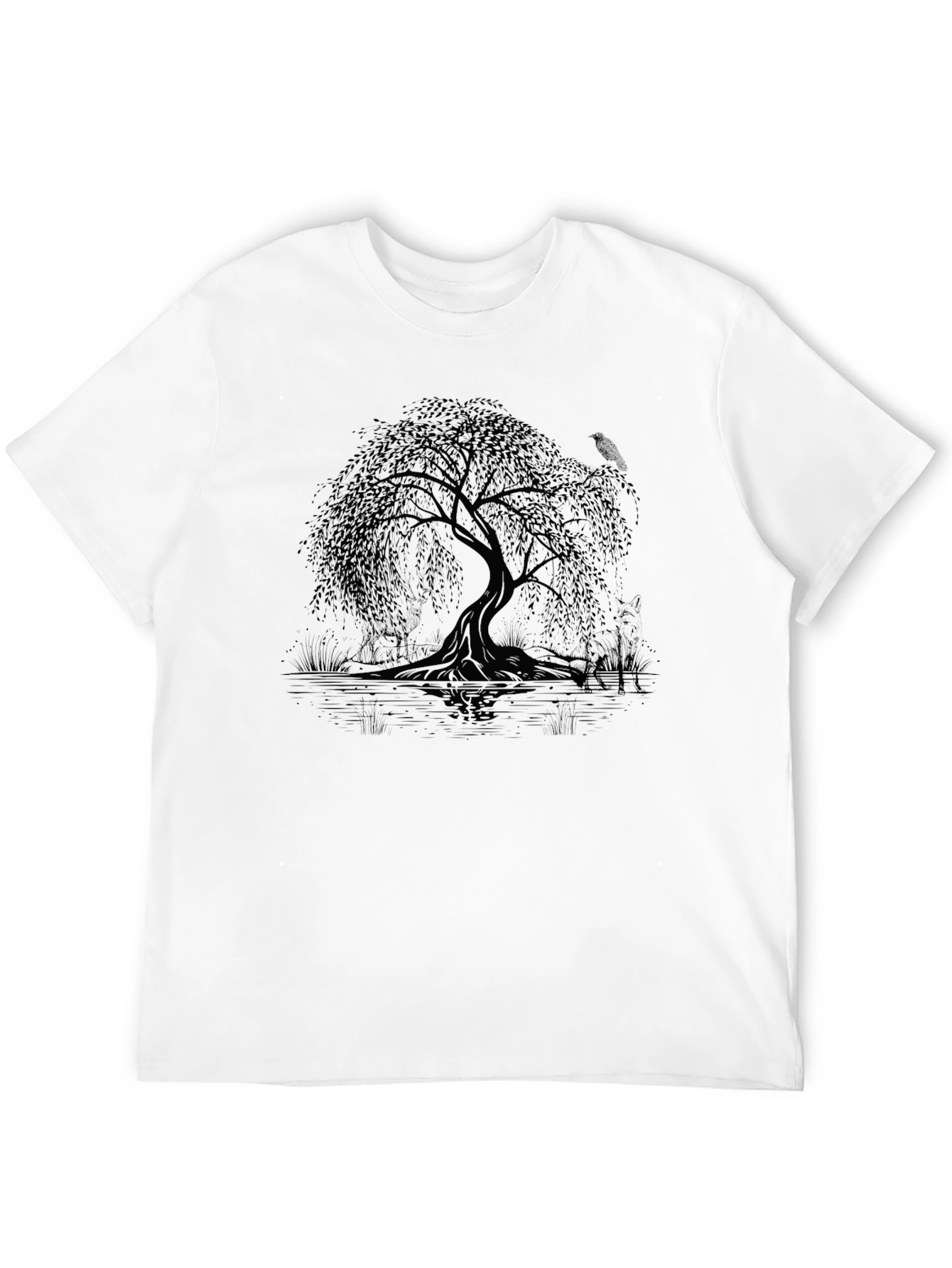 Willow Tree Graphic Tee - Black