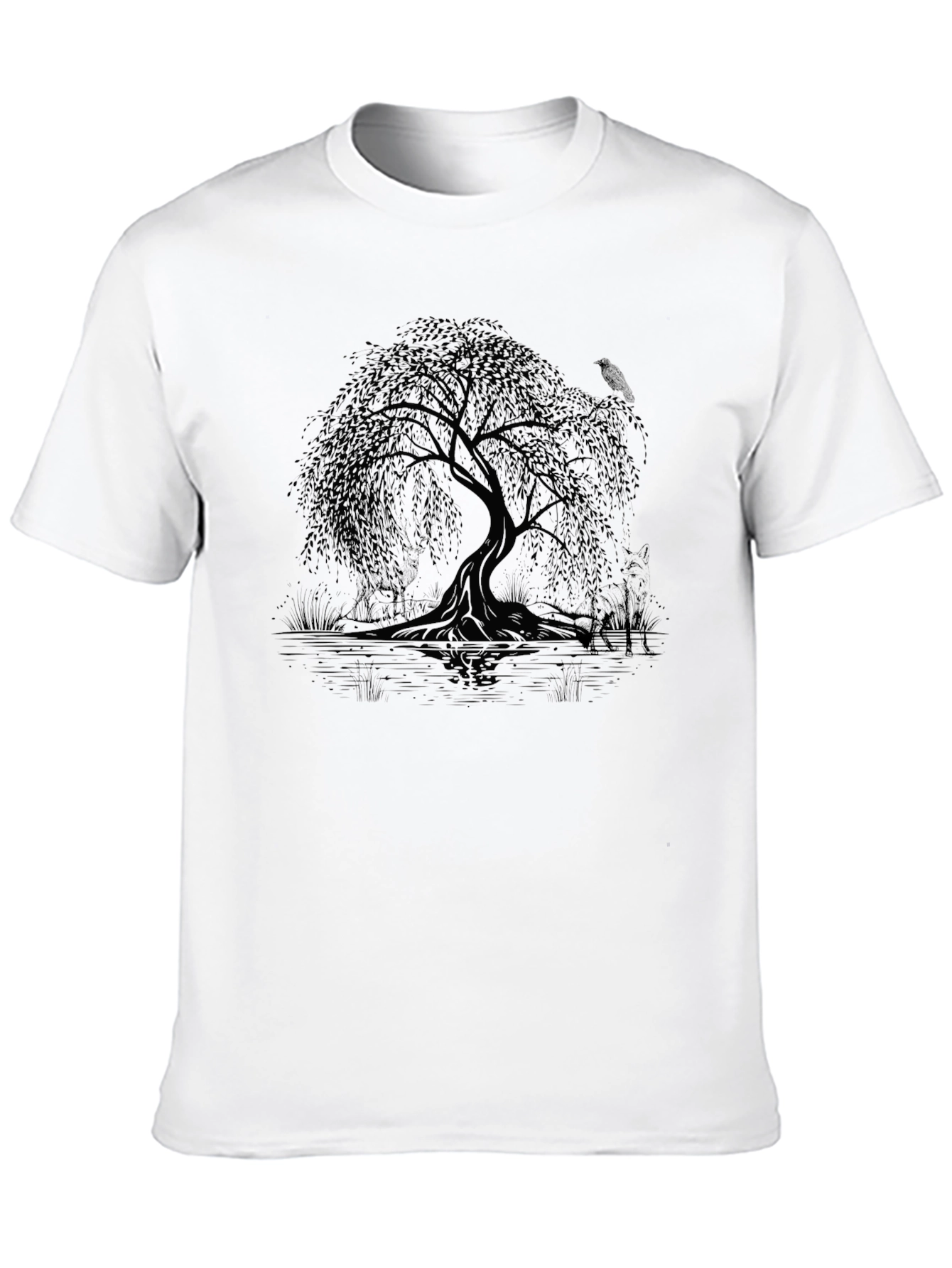 Willow Tree Graphic Tee - Black