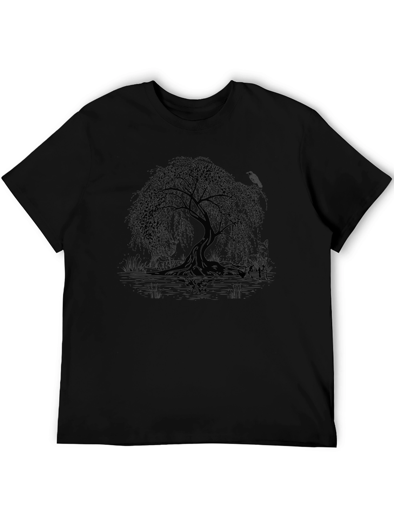 Willow Tree Graphic Tee - Black