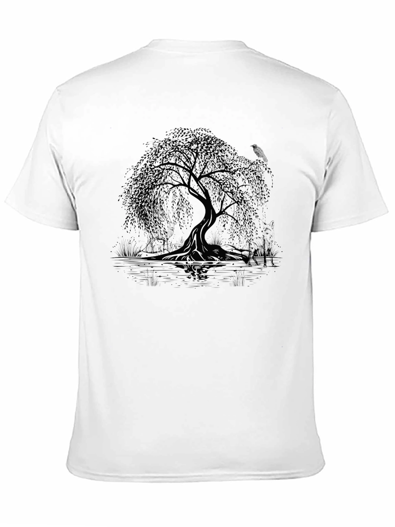 Willow Tree Graphic Tee - Black