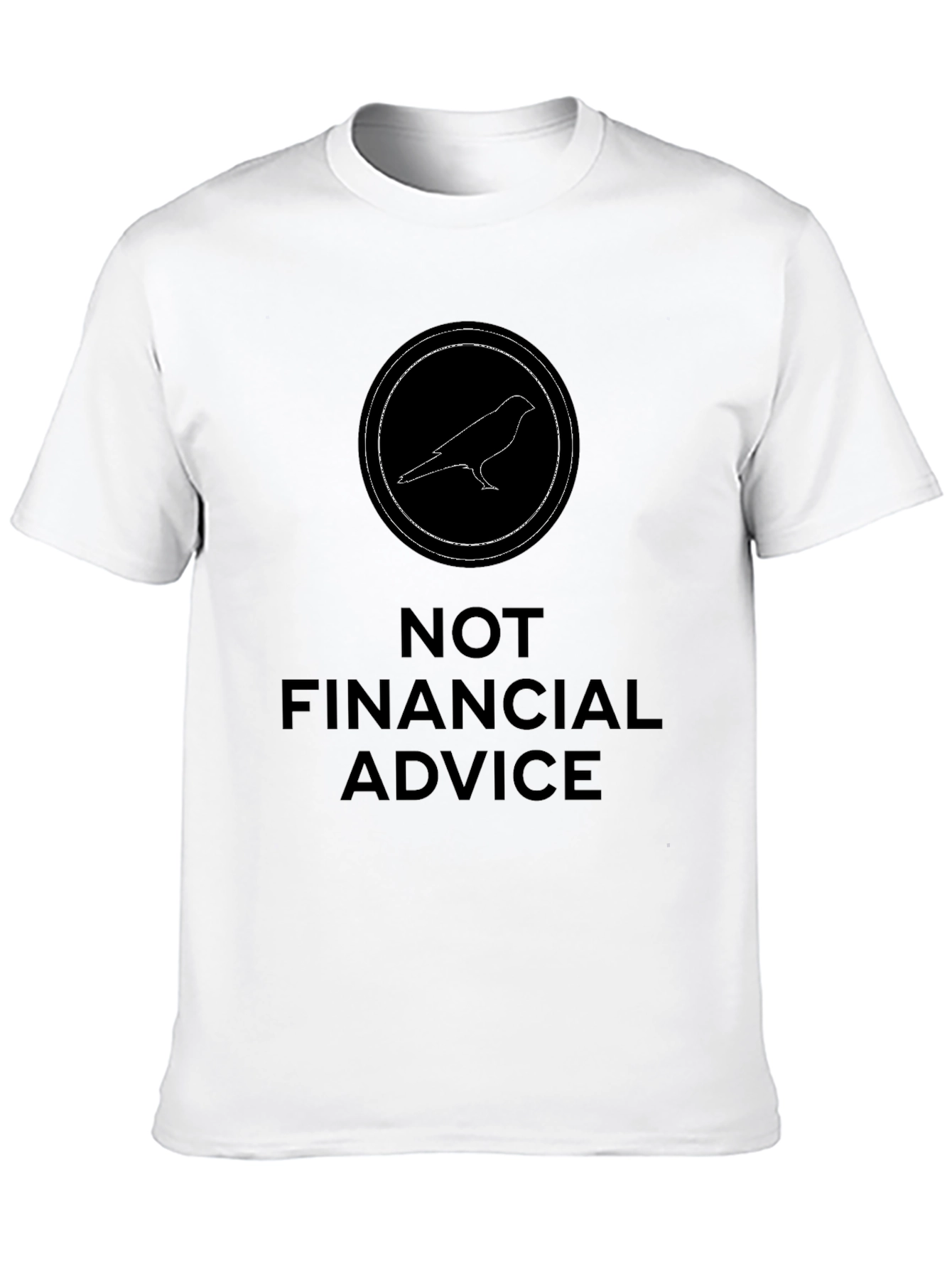 Not Financial Advice T-Shirt - Bird Logo Tee