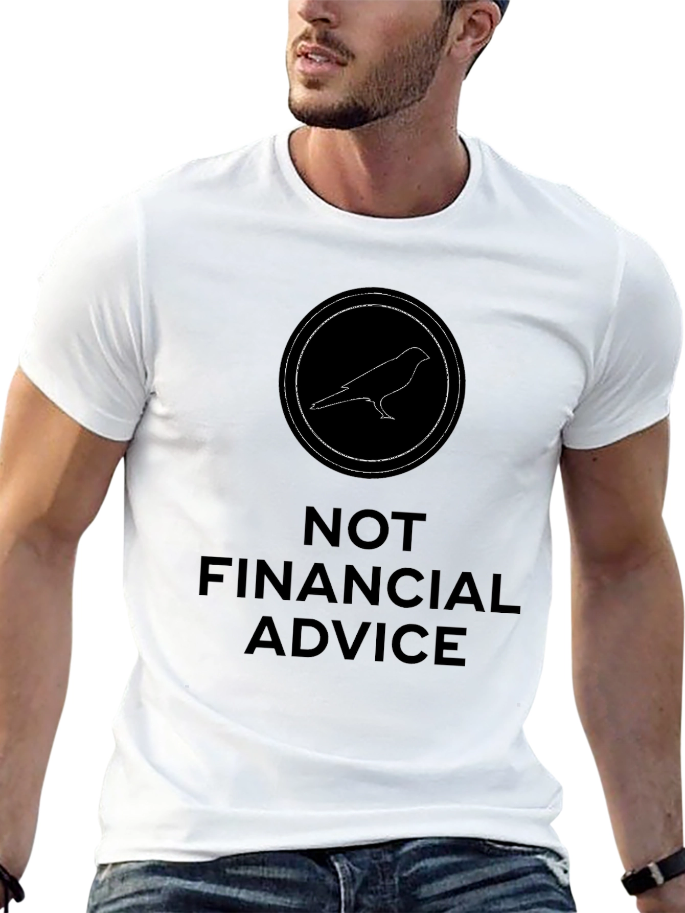 Not Financial Advice T-Shirt - Bird Logo Tee