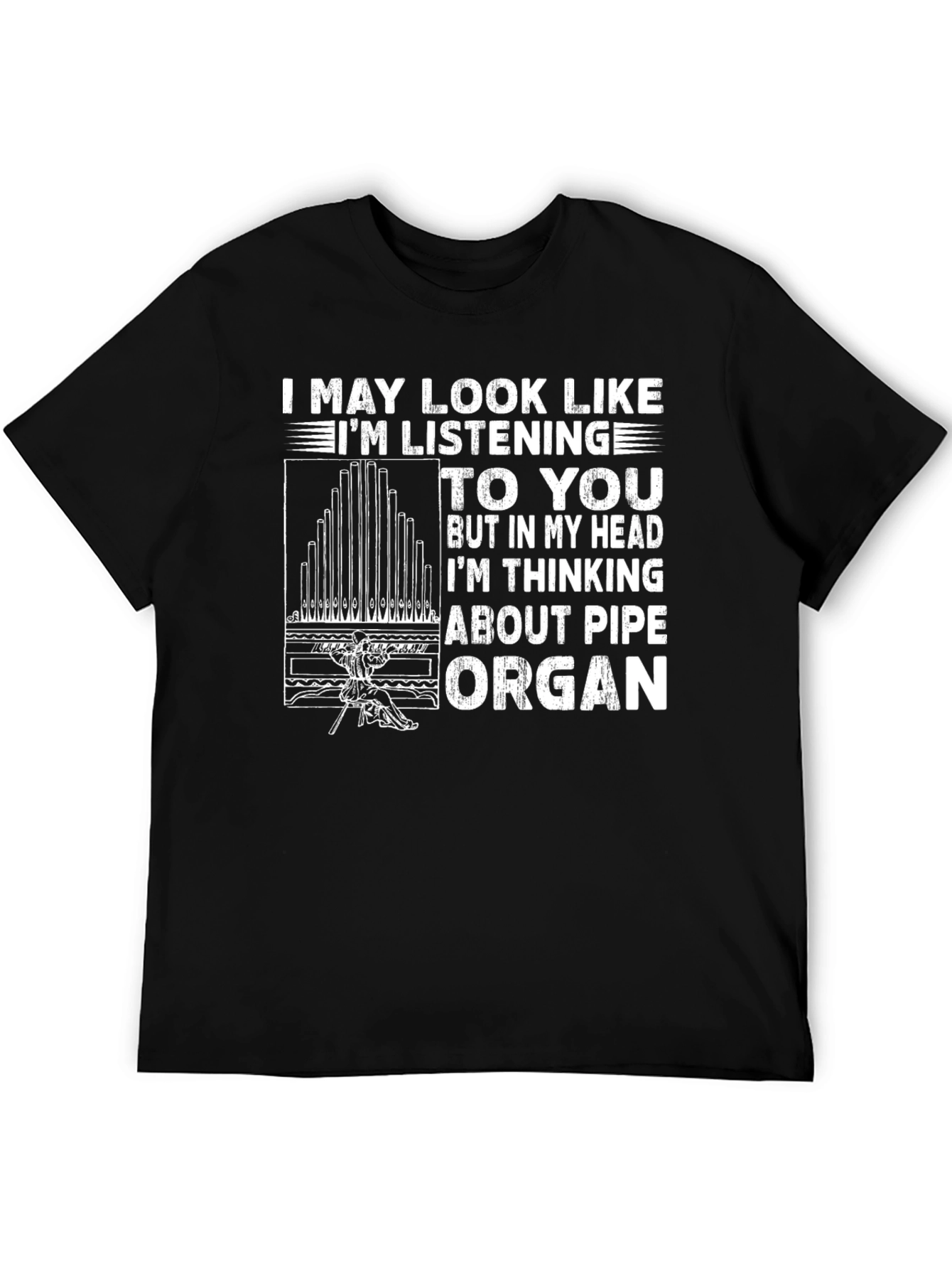 Pipe Organ T-Shirt Funny Musician Tee