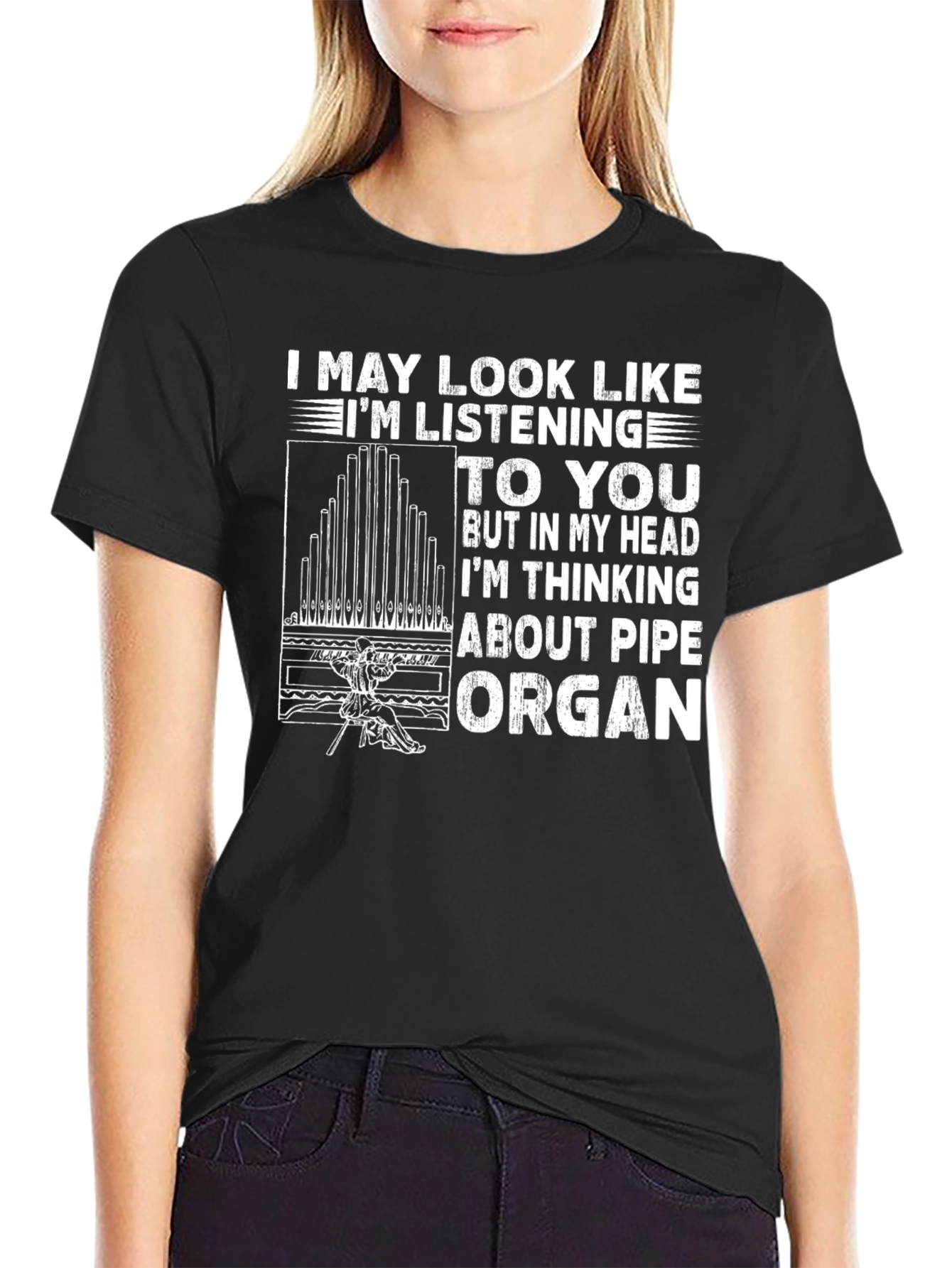 Pipe Organ T-Shirt Funny Musician Tee