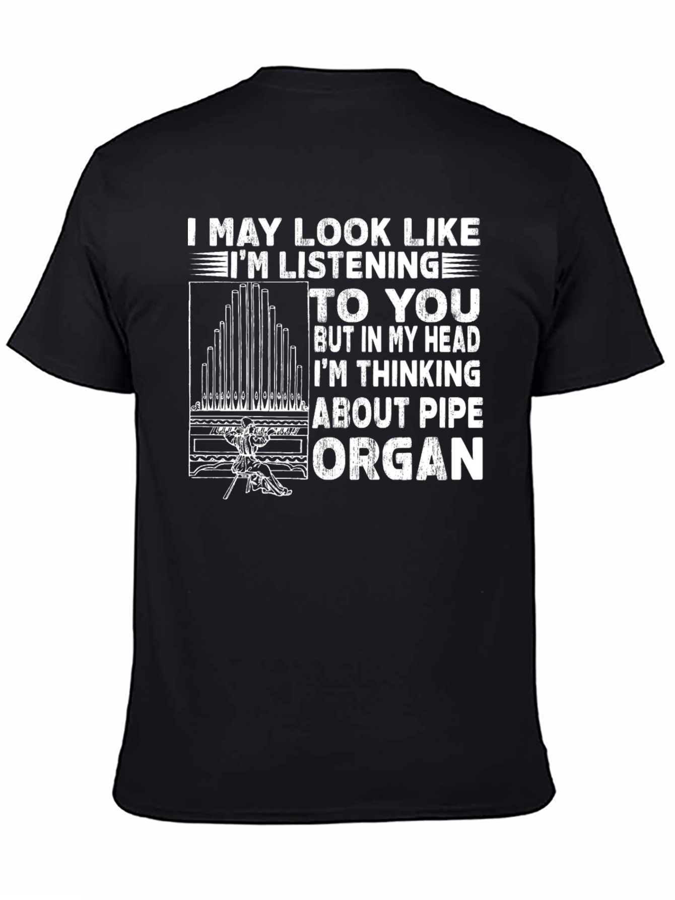 Pipe Organ T-Shirt Funny Musician Tee