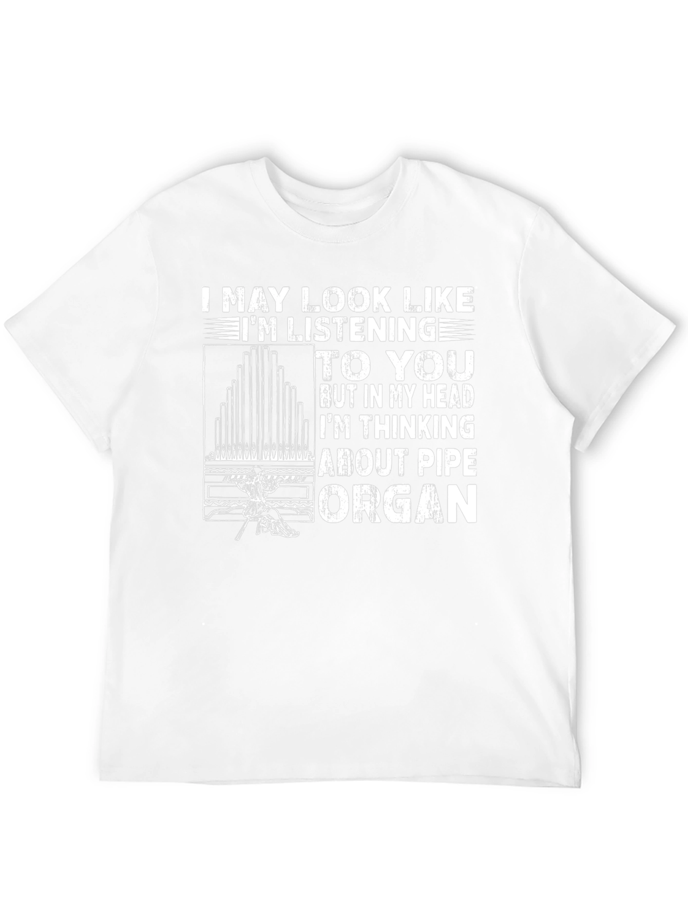 Pipe Organ T-Shirt Funny Musician Tee
