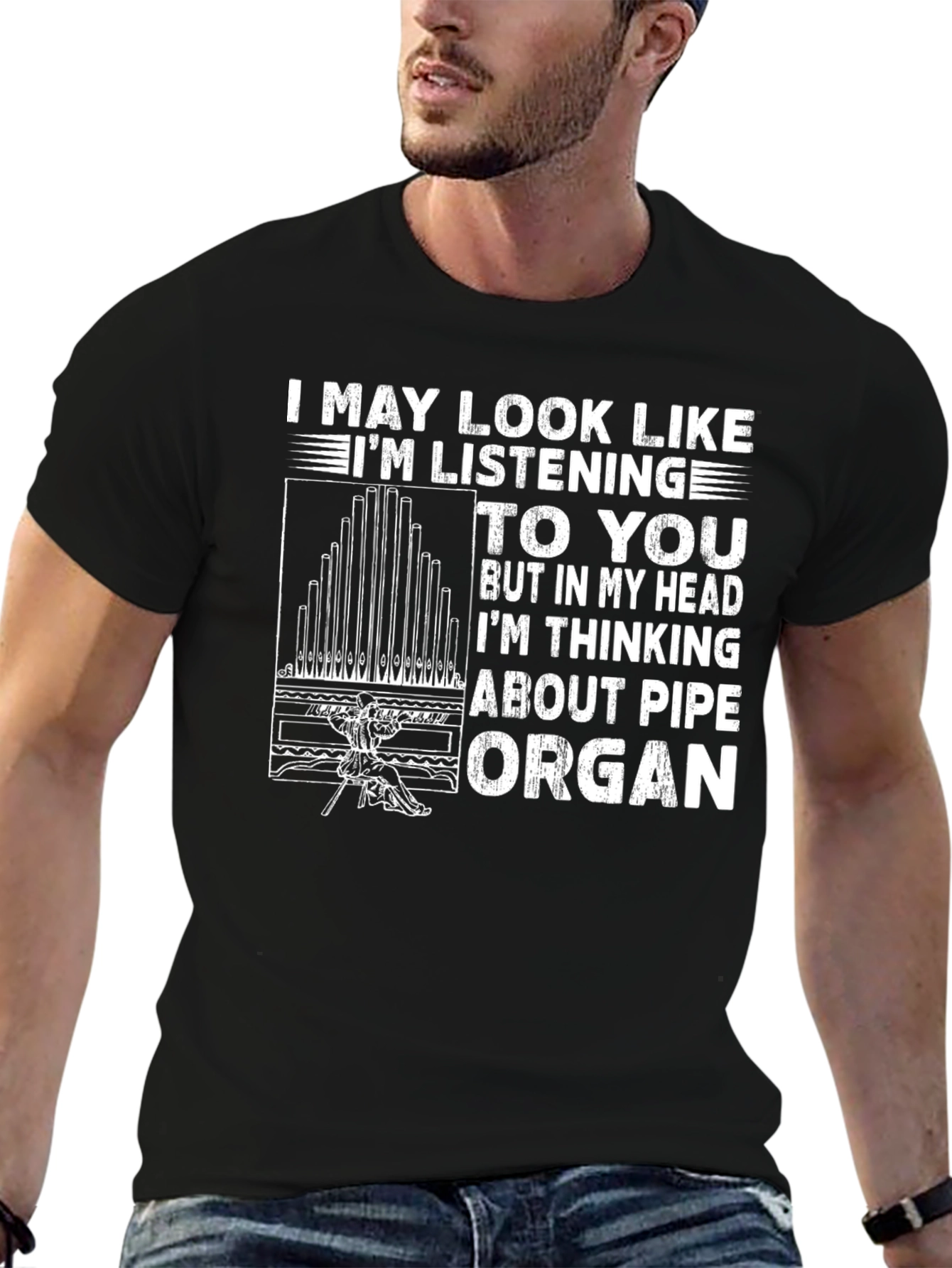 Pipe Organ T-Shirt Funny Musician Tee