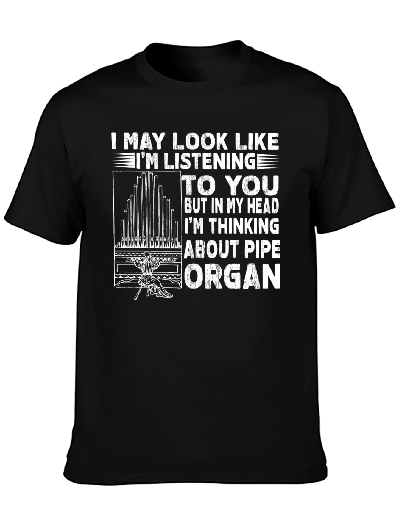 Pipe Organ T-Shirt Funny Musician Tee