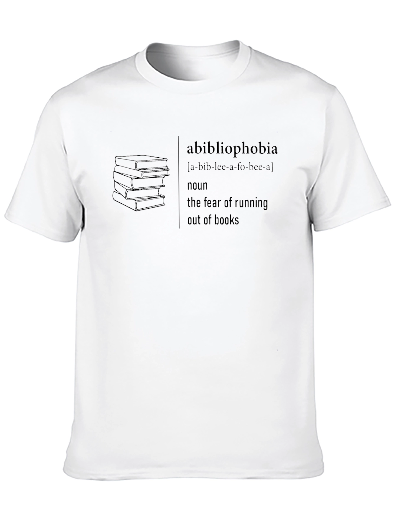 Abibliophobia Book Lover T-Shirt