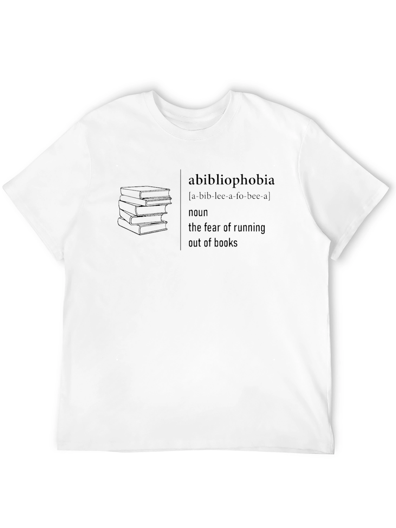 Abibliophobia Book Lover T-Shirt