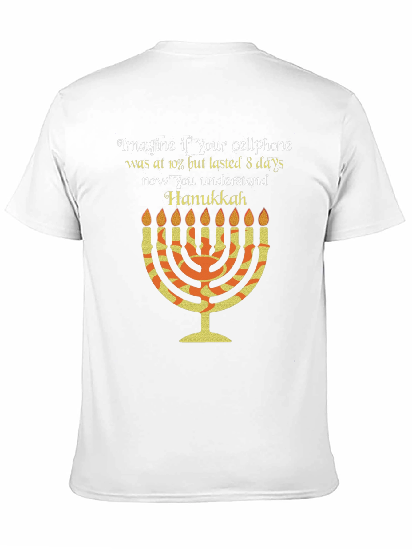 Hanukkah Cellphone T-Shirt: Festive Holiday Tee