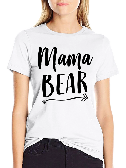 Mama Bear Graphic Tee - Black T-Shirt
