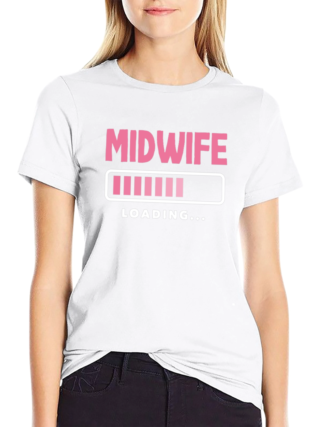Midwife Loading T-Shirt - Funny Medical Tee