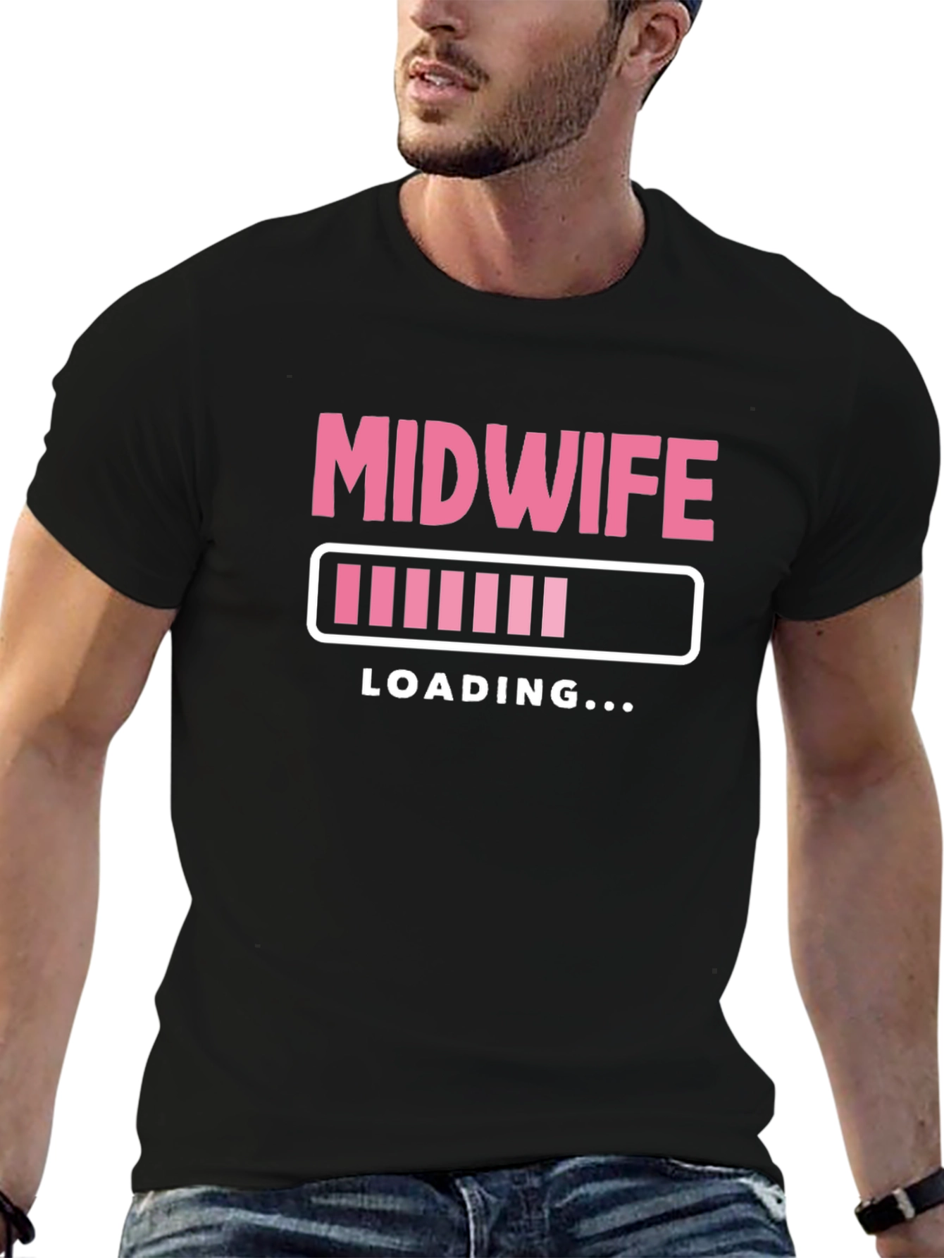 Midwife Loading T-Shirt - Funny Medical Tee