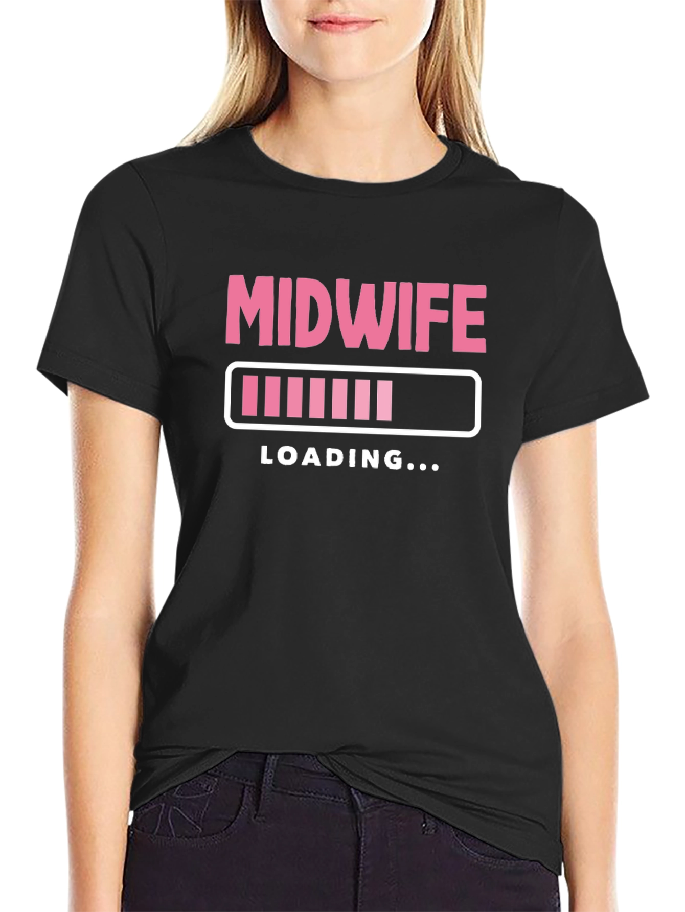 Midwife Loading T-Shirt - Funny Medical Tee
