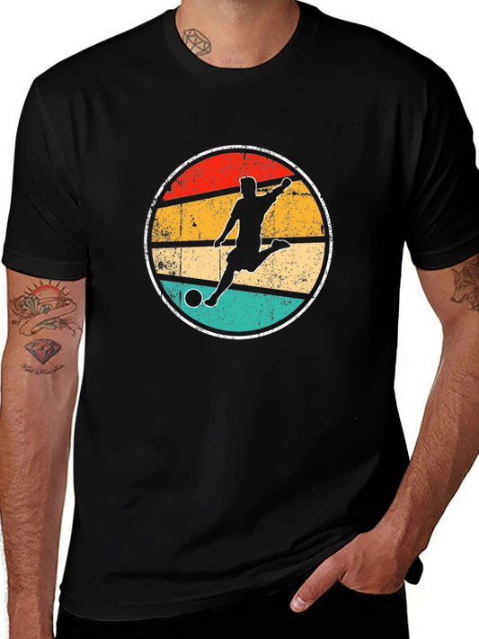 Retro Soccer Player Graphic Tee