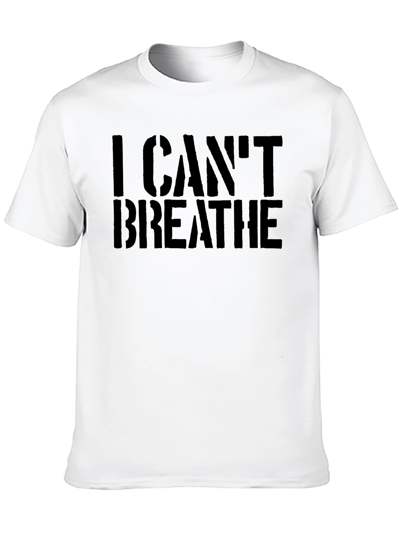 I Cant Breathe Black Graphic Tee