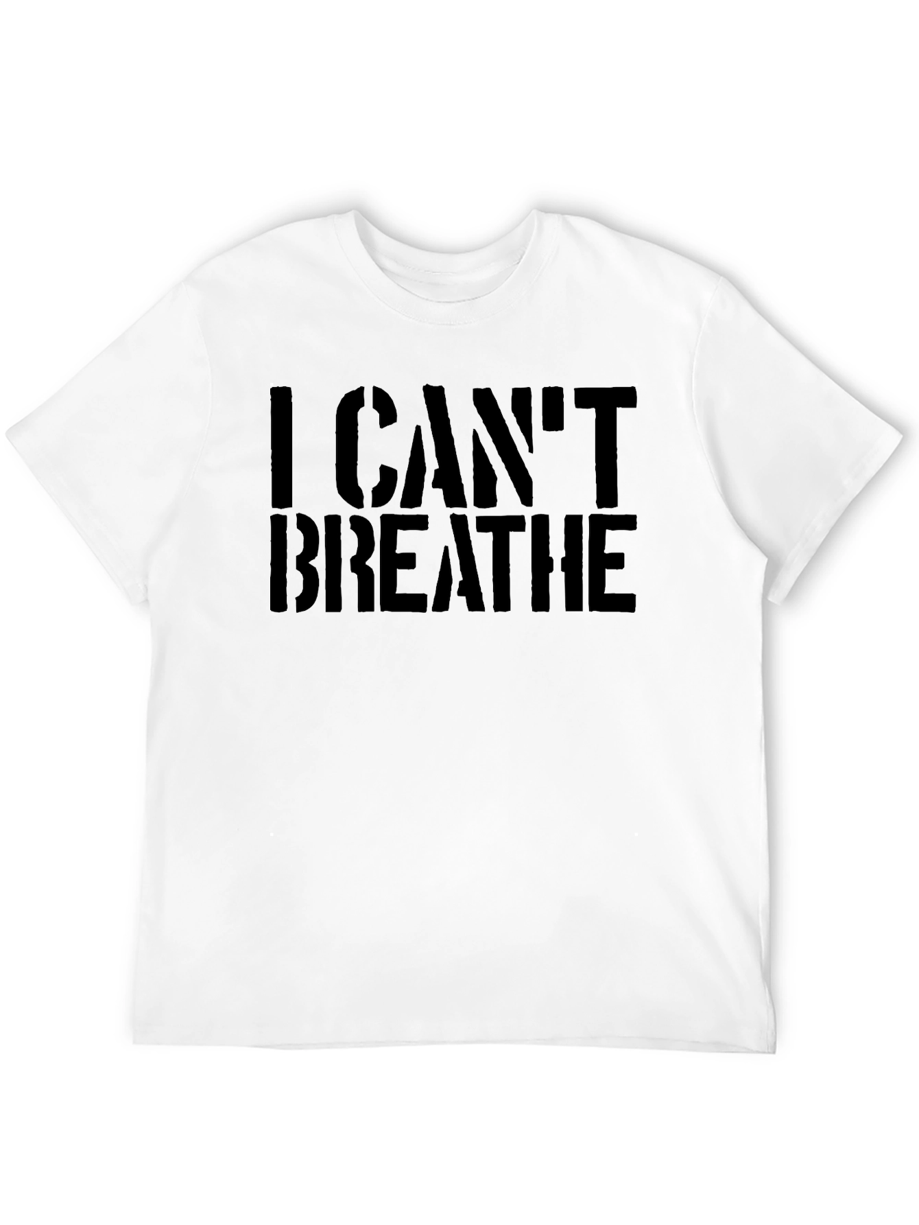 I Cant Breathe Black Graphic Tee