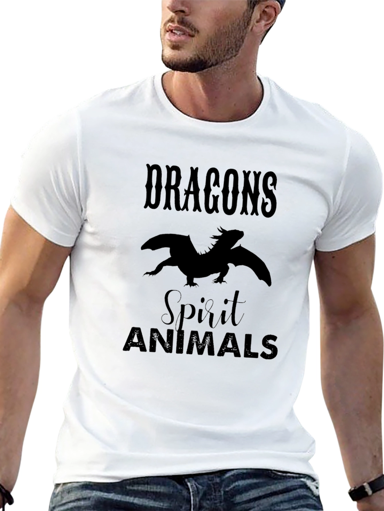 Dragon Spirit Animal Graphic T-Shirt