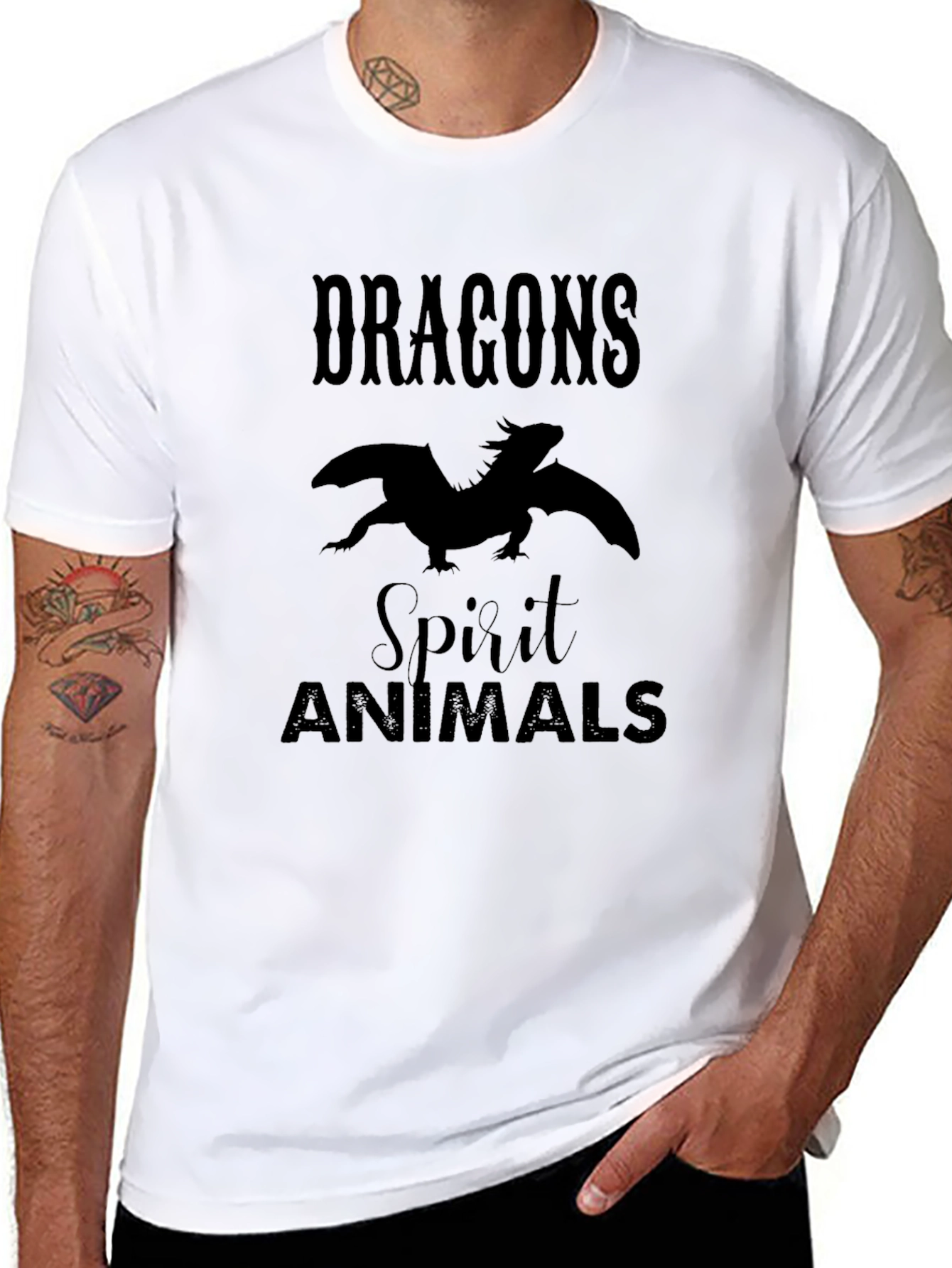 Dragon Spirit Animal Graphic T-Shirt