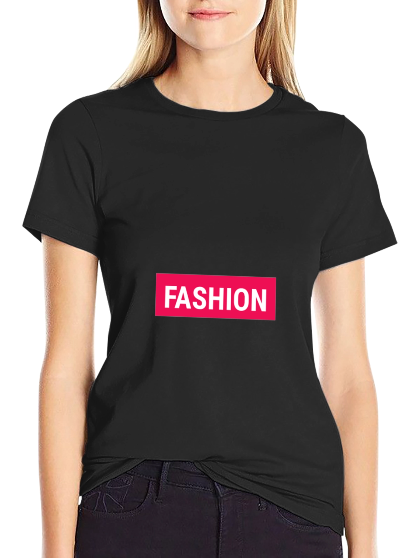 Mens Black Fashion Tee