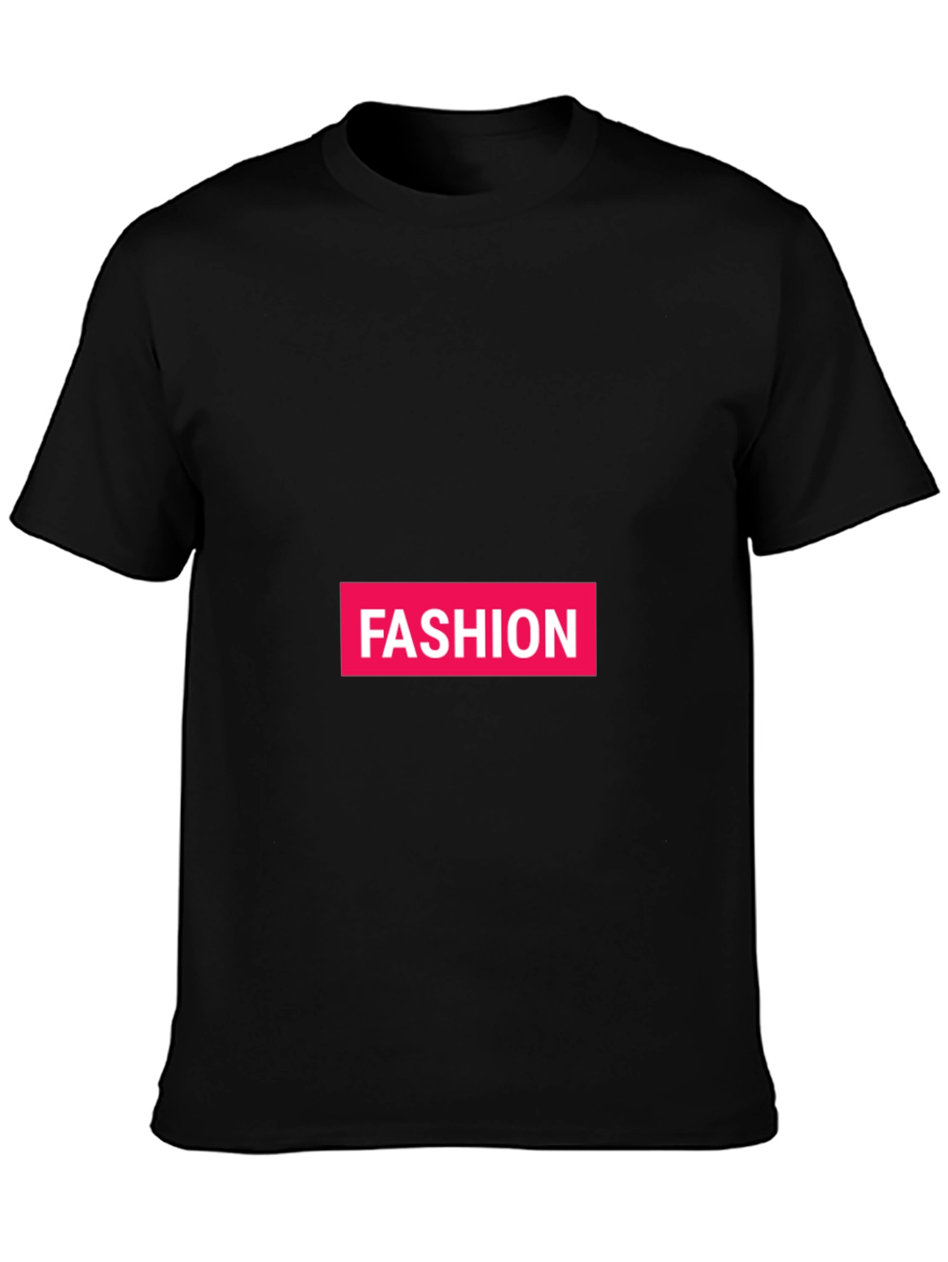 Mens Black Fashion Tee