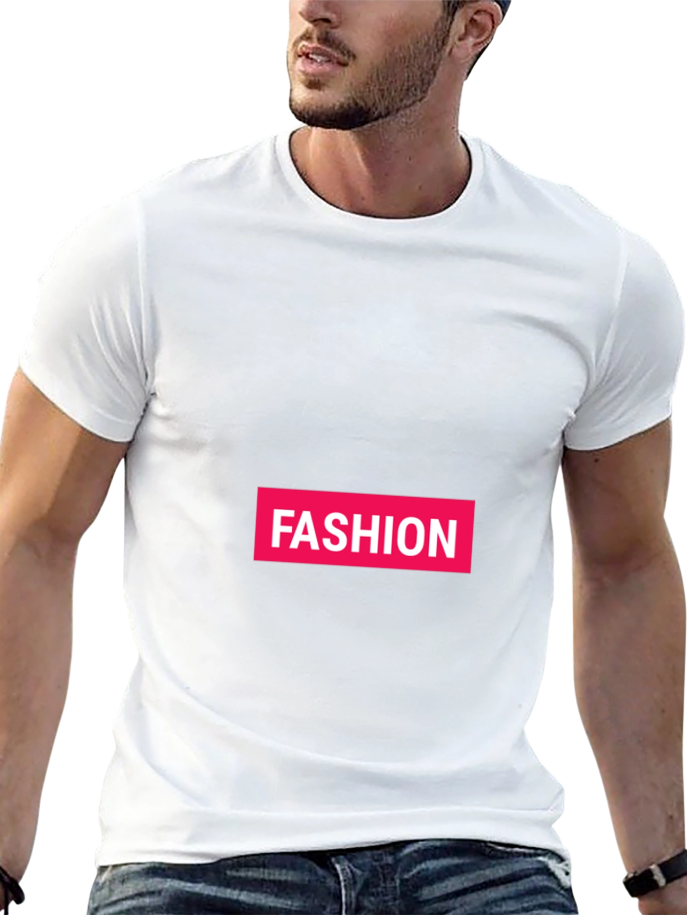 Mens Black Fashion Tee
