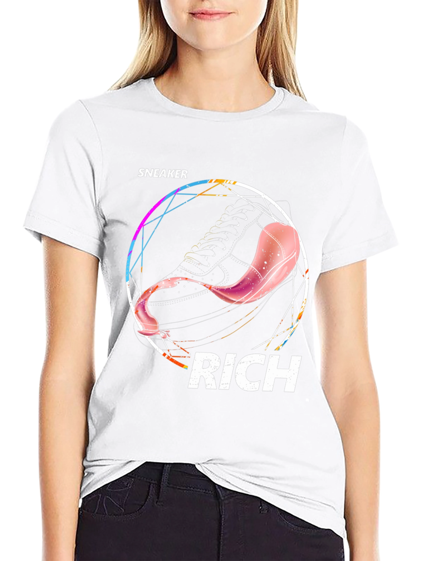 Sneaker Rich Graphic Tee - Trendy Streetwear Style