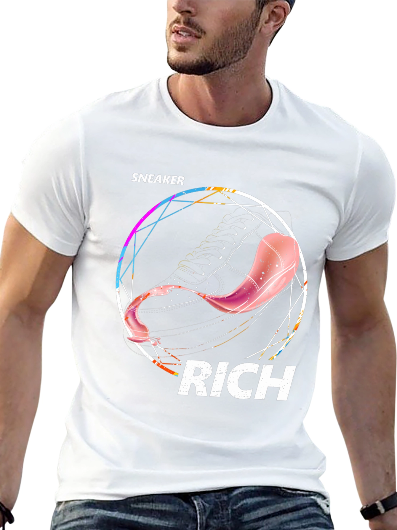 Sneaker Rich Graphic Tee - Trendy Streetwear Style