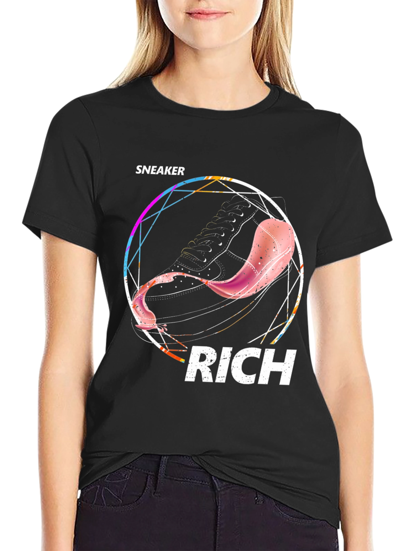 Sneaker Rich Graphic Tee - Trendy Streetwear Style
