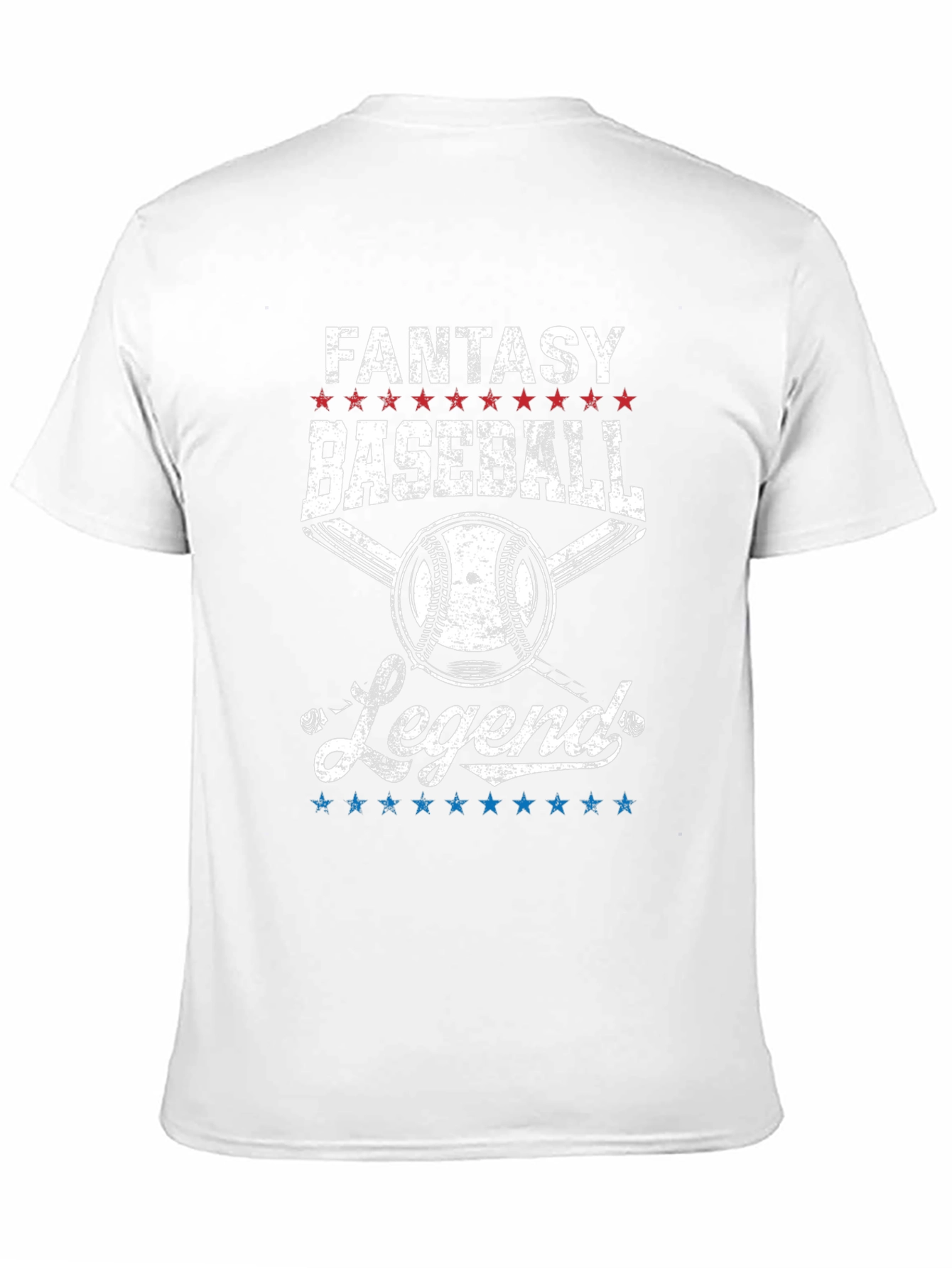 Fantasy Baseball Legend T-Shirt - Black Cotton Tee