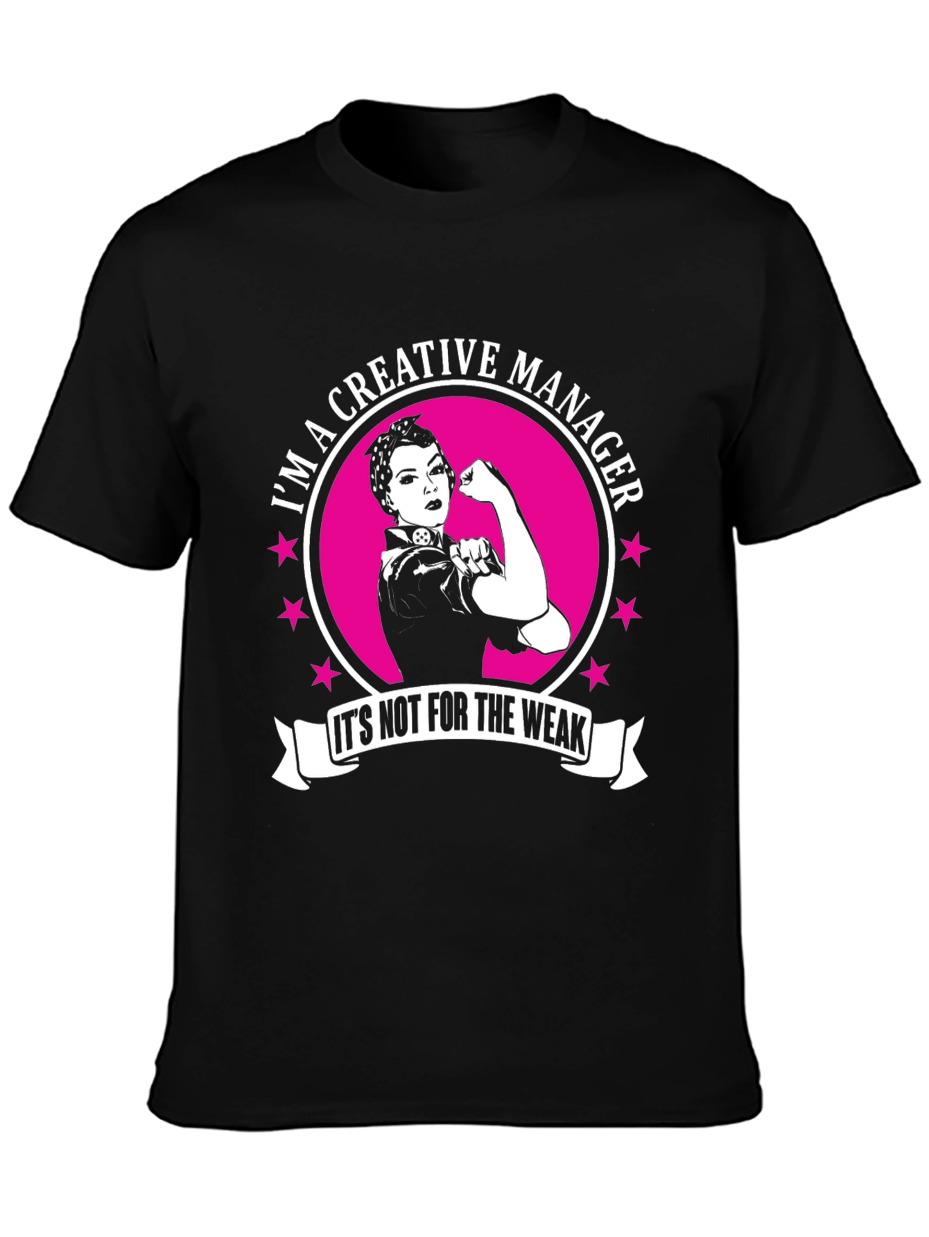 Creative Manager T-Shirt - Strong Woman Design
