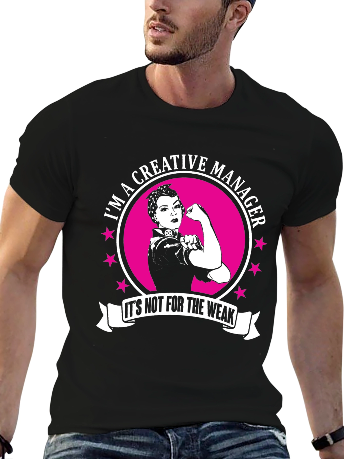 Creative Manager T-Shirt - Strong Woman Design