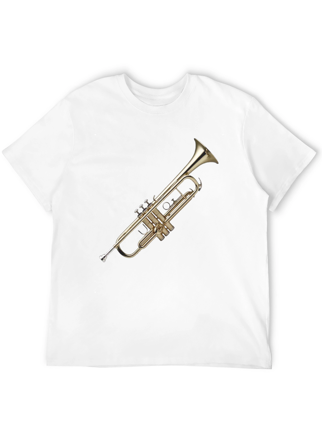 Trumpet Graphic Tee - Black Cotton Blend