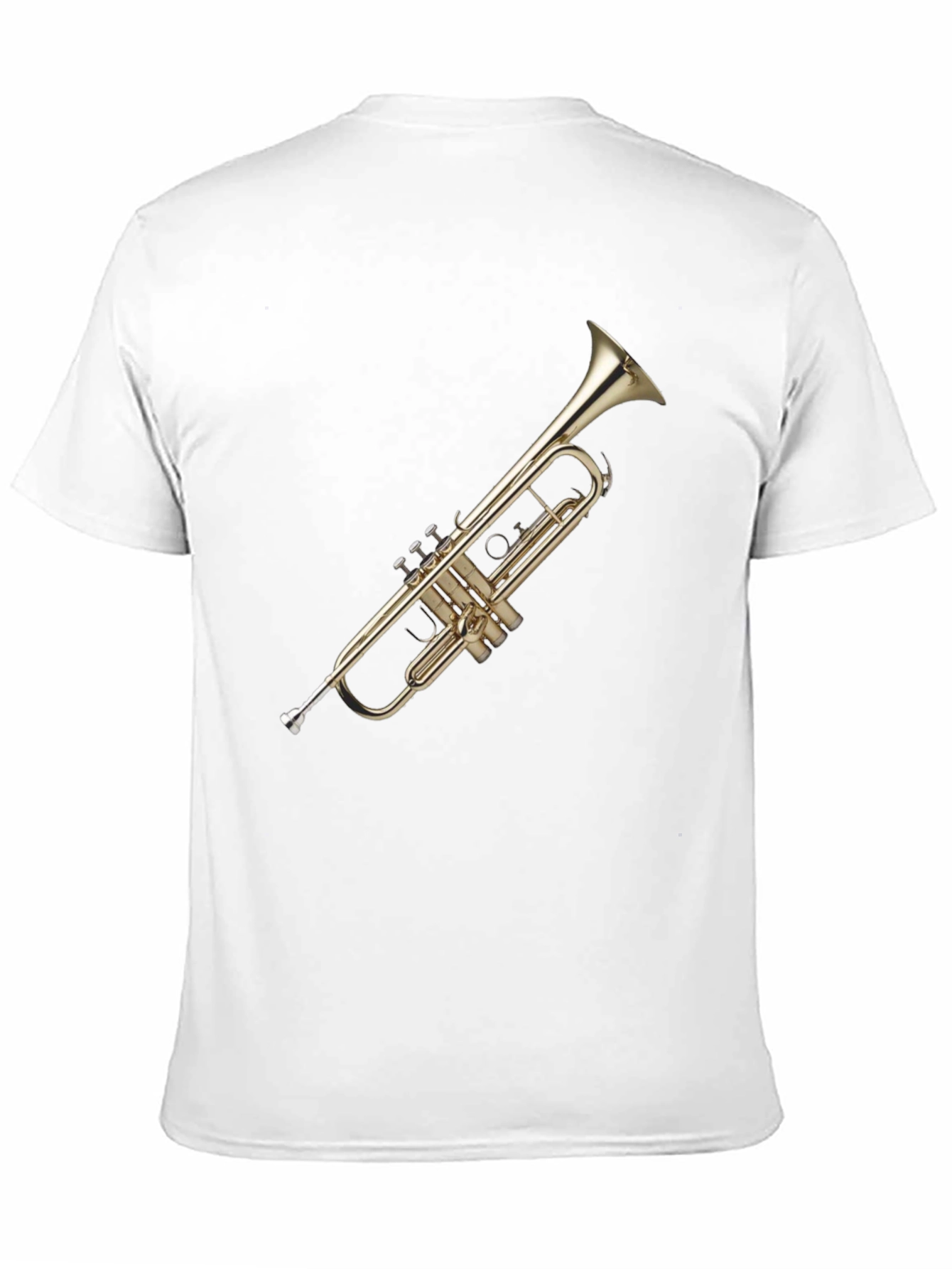Trumpet Graphic Tee - Black Cotton Blend