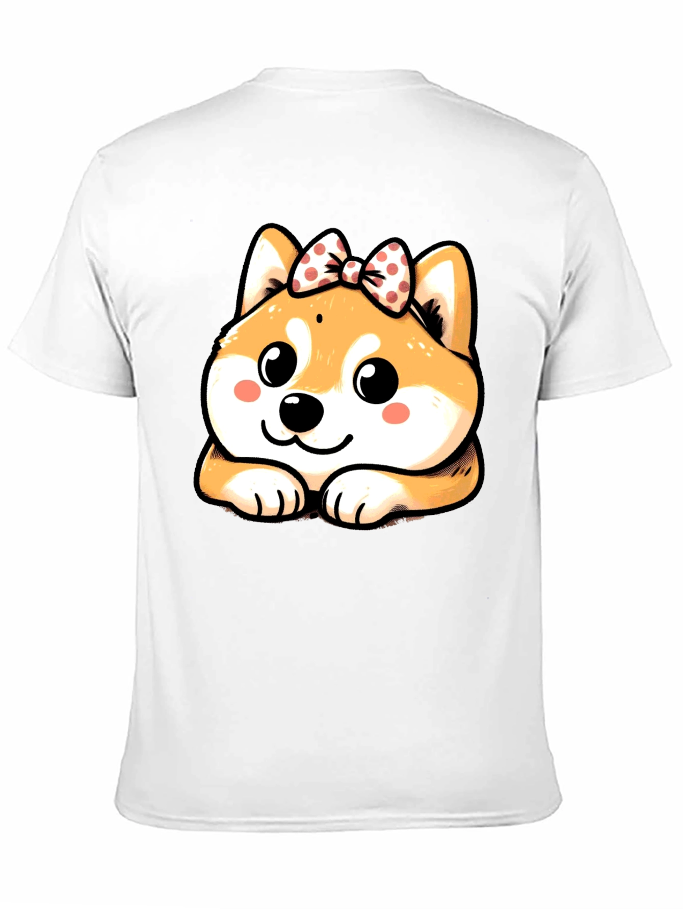 Cute Shiba Inu Bow T-Shirt