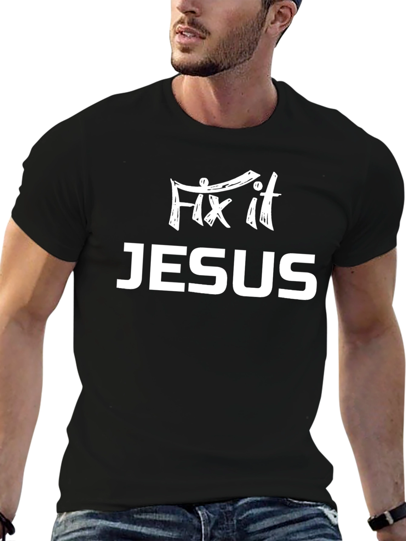 Fix It Jesus T-Shirt - Christian Apparel