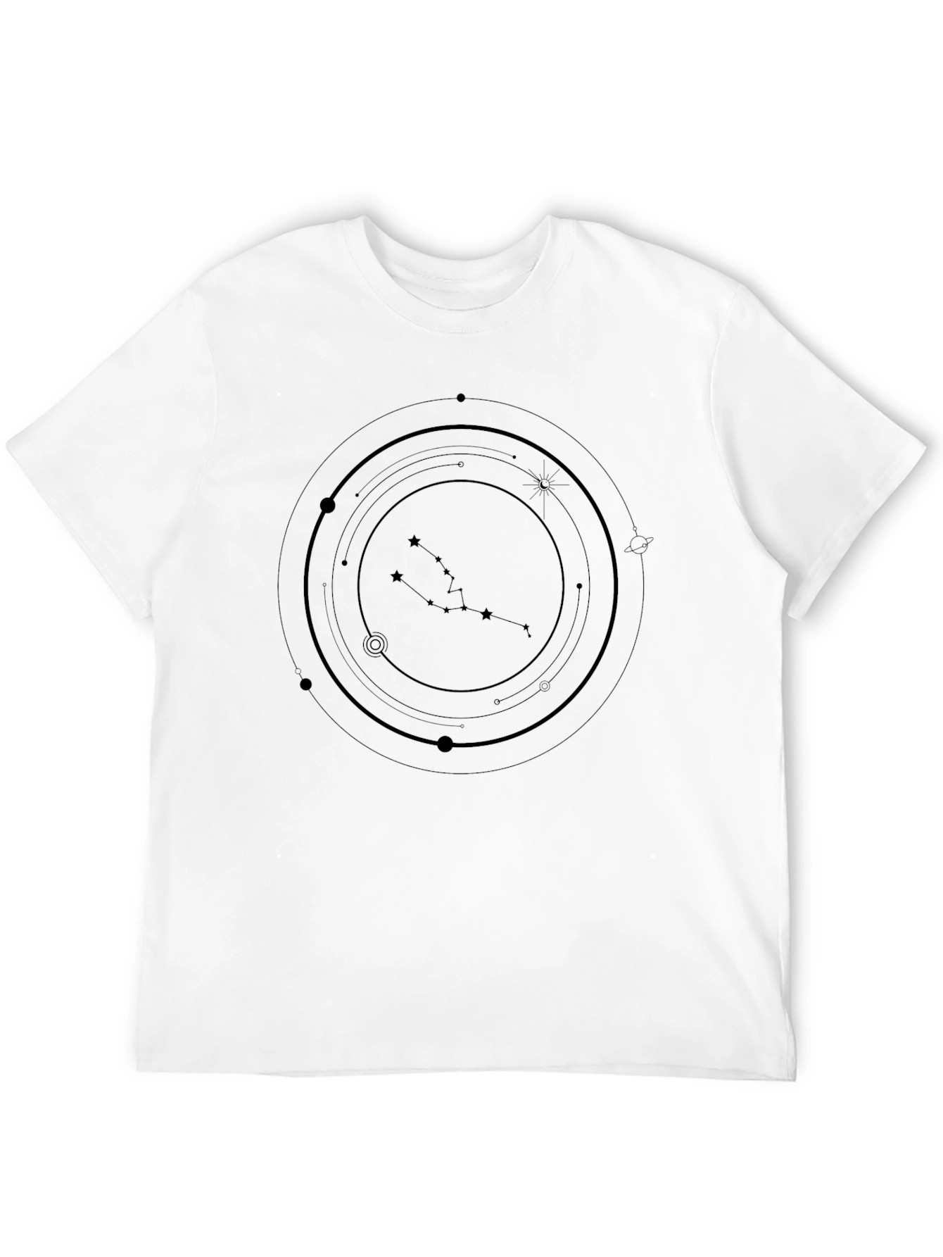 Taurus Zodiac Black Graphic Tee